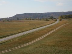 A Vértes fontosabb útvonalai: a 8126-os út