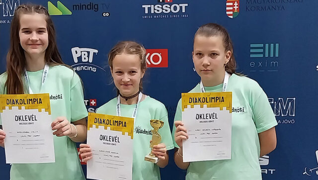 Aranyérmesek lettek az országos versenyen