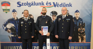 Főkapitányi elismerésben részesült