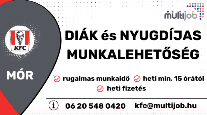 📢 Csatlakozz a móri KFC csapatához! 🍗