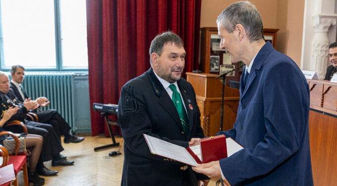 Elismerést kapott a Bányászati Múzeum vezetője
