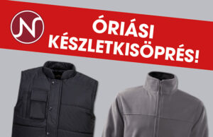 Készletkisöprés a Nante Munkavédelmi Áruházban