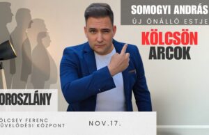 Somogyi András Oroszlányban – Kölcsön Arcok