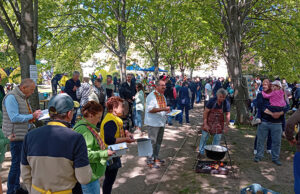 Forgott a fakanál a kastélyparkban