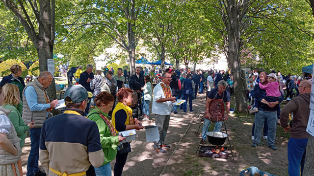 Forgott a fakanál a kastélyparkban