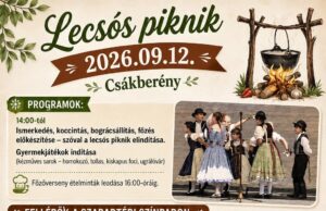 Lecsós piknik Csákberényben