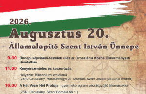 Augusztus 20-i programok Oroszlányban